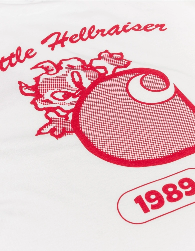 Little Hellraiser T-Shirt - White/Red