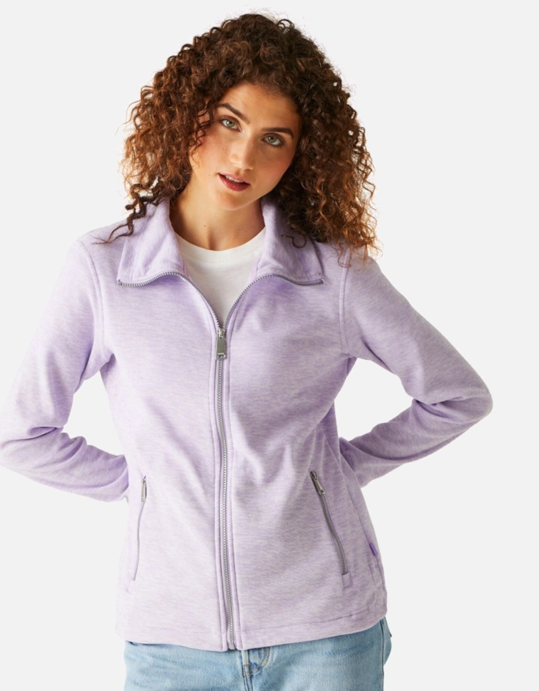 Womens Azaelia Breathable Full Zip Fleece Jacket