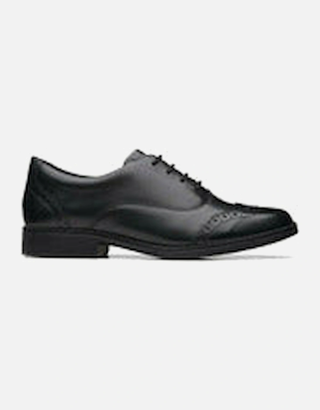 Aubrie Tap Youth black leather