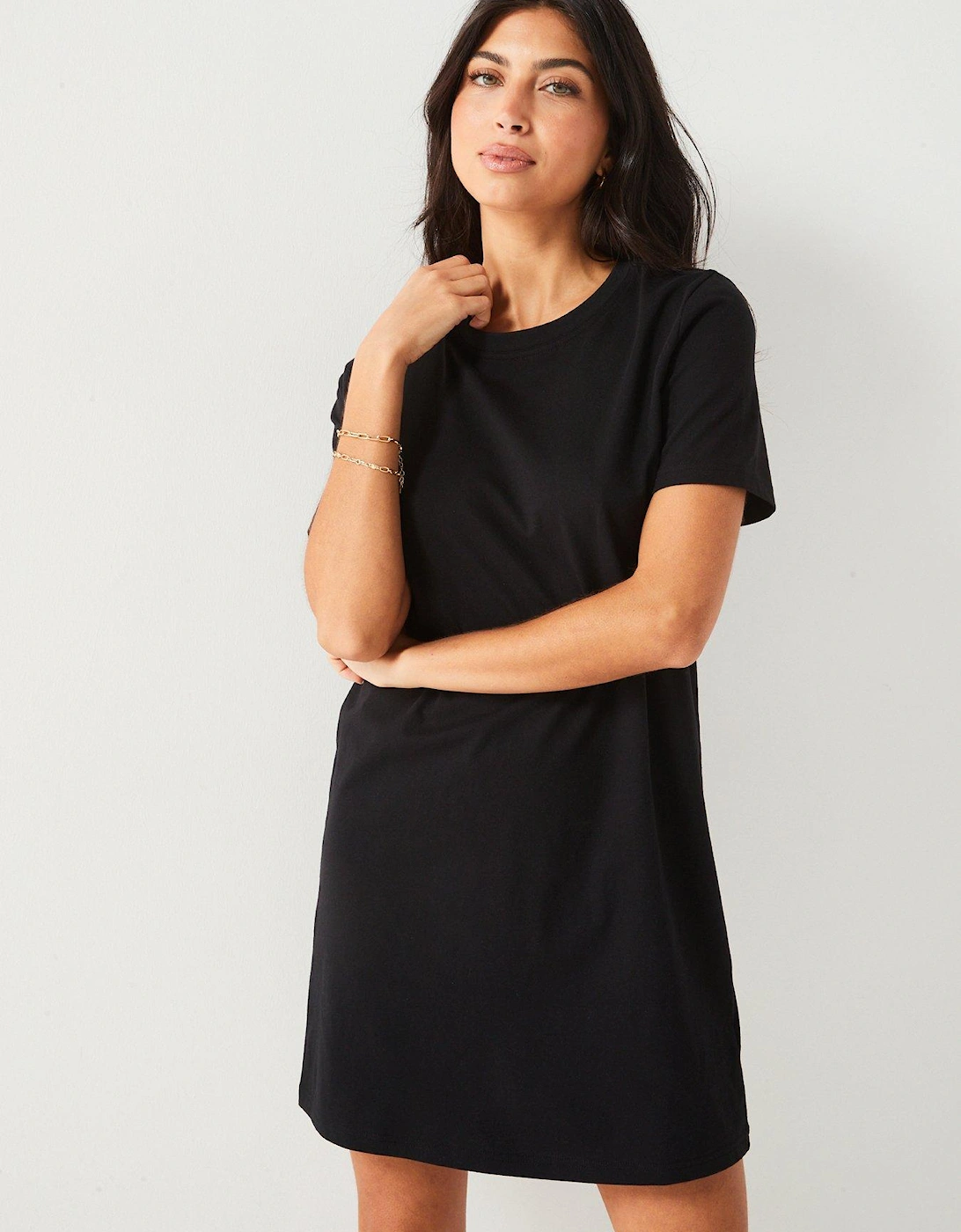 The Essential Tshirt Dress - Black, 7 of 6