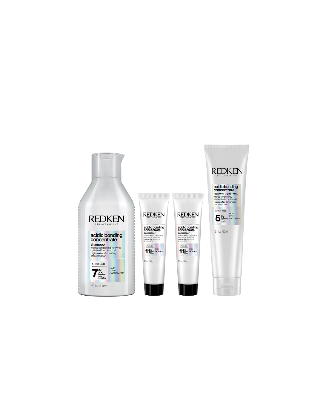 Acidic Bonding Concentrate Shampoo 300ml, 2x Conditioner 30ml, and Leave-in Hair Treatment 150ml Bundle (Worth £56.54), 2 of 1