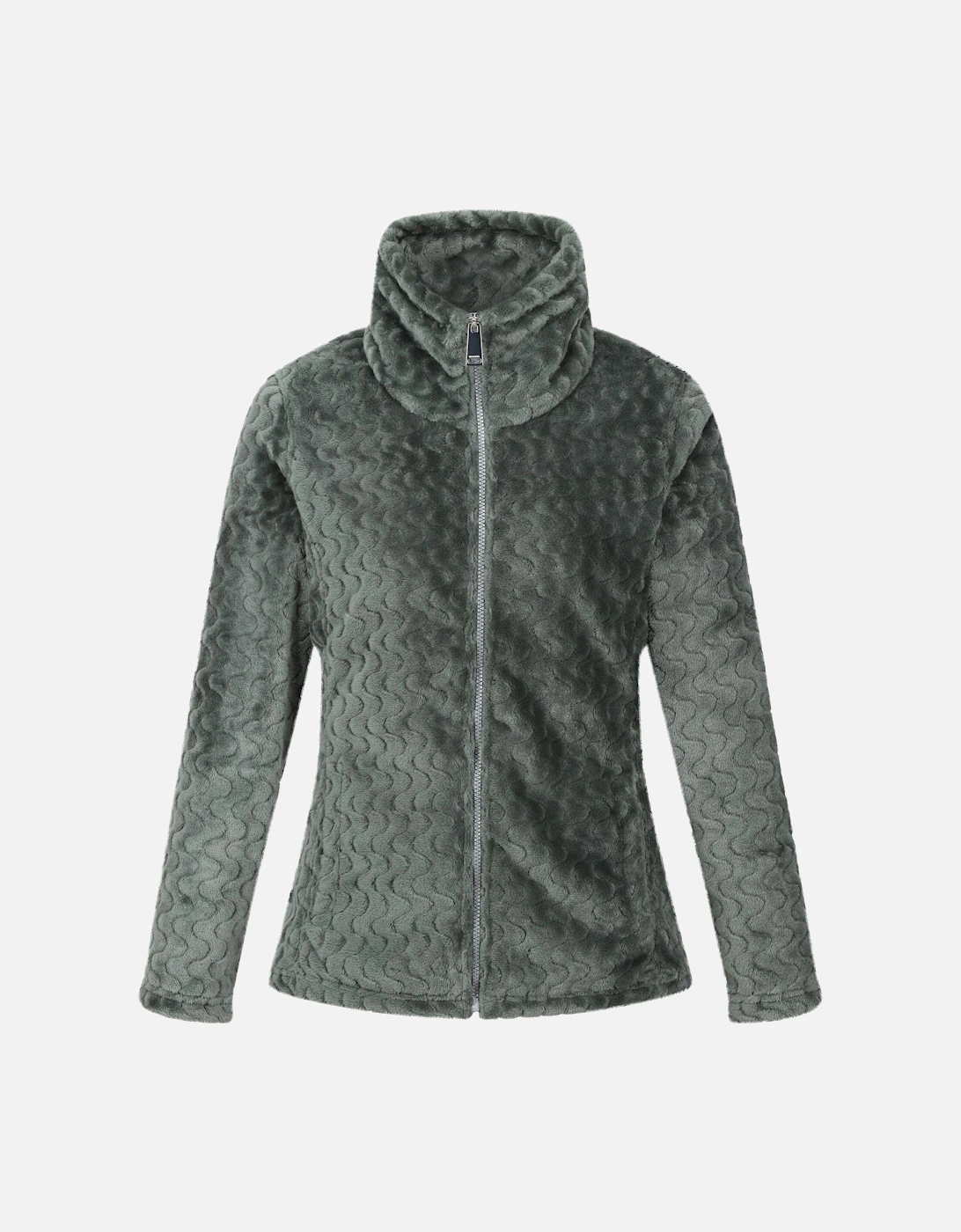 Womens/Ladies Heloise Marl Full Zip Fleece Jacket, 6 of 5