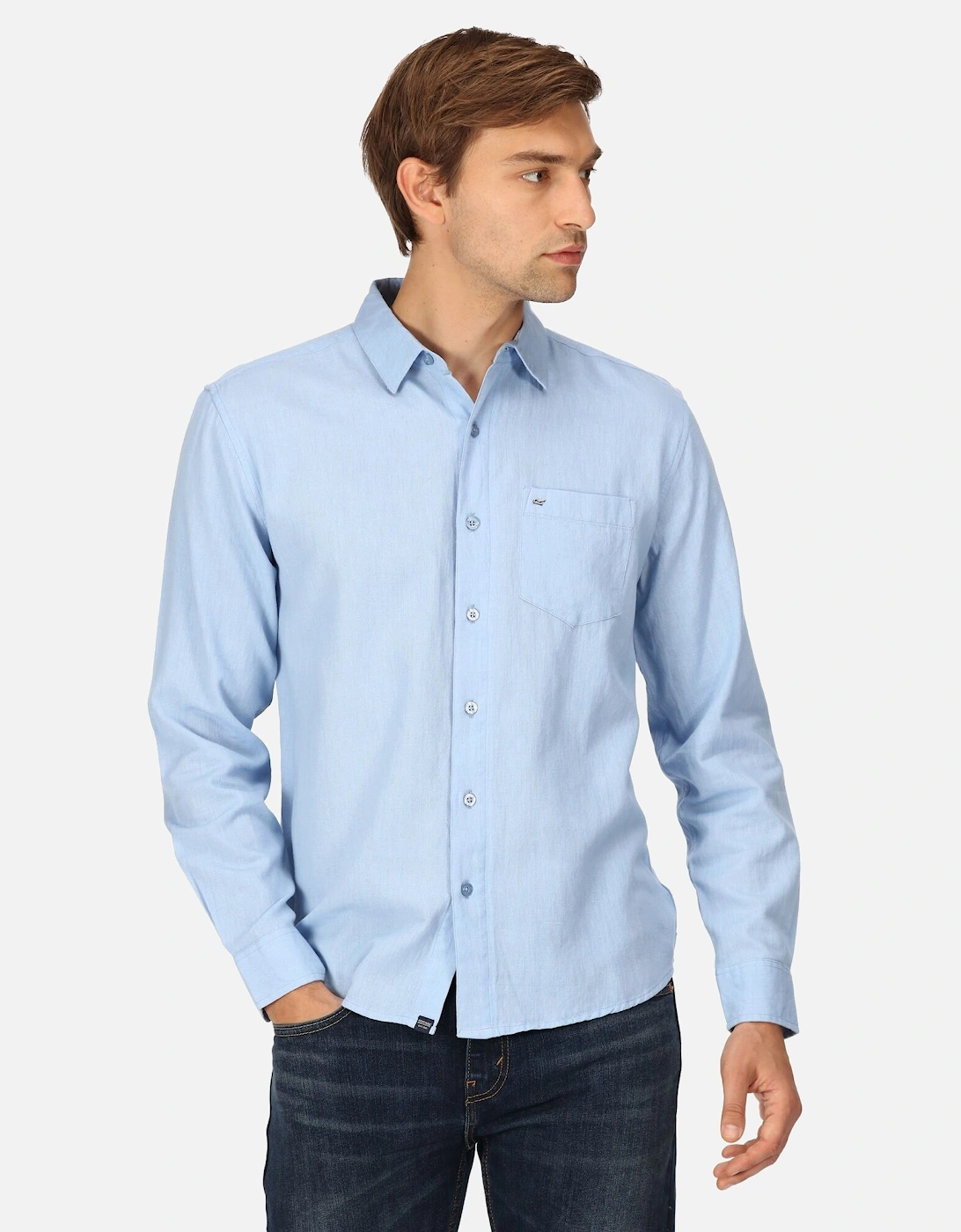 Mens Brycen Linen Shirt