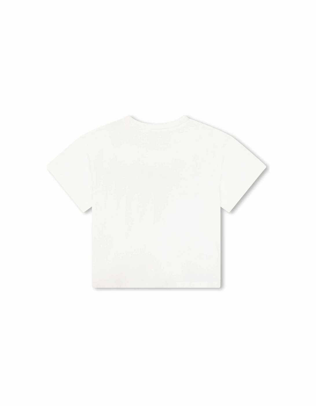 Boys White Paris Logo T-Shirt