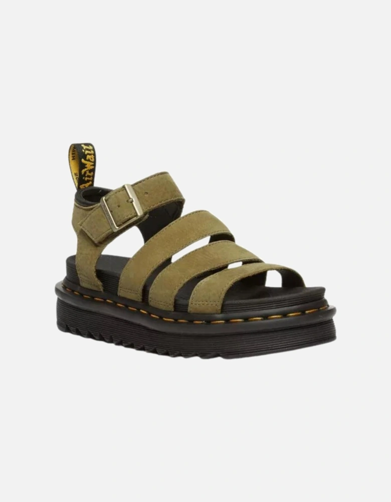 Blaire Sandal - Muted Olive