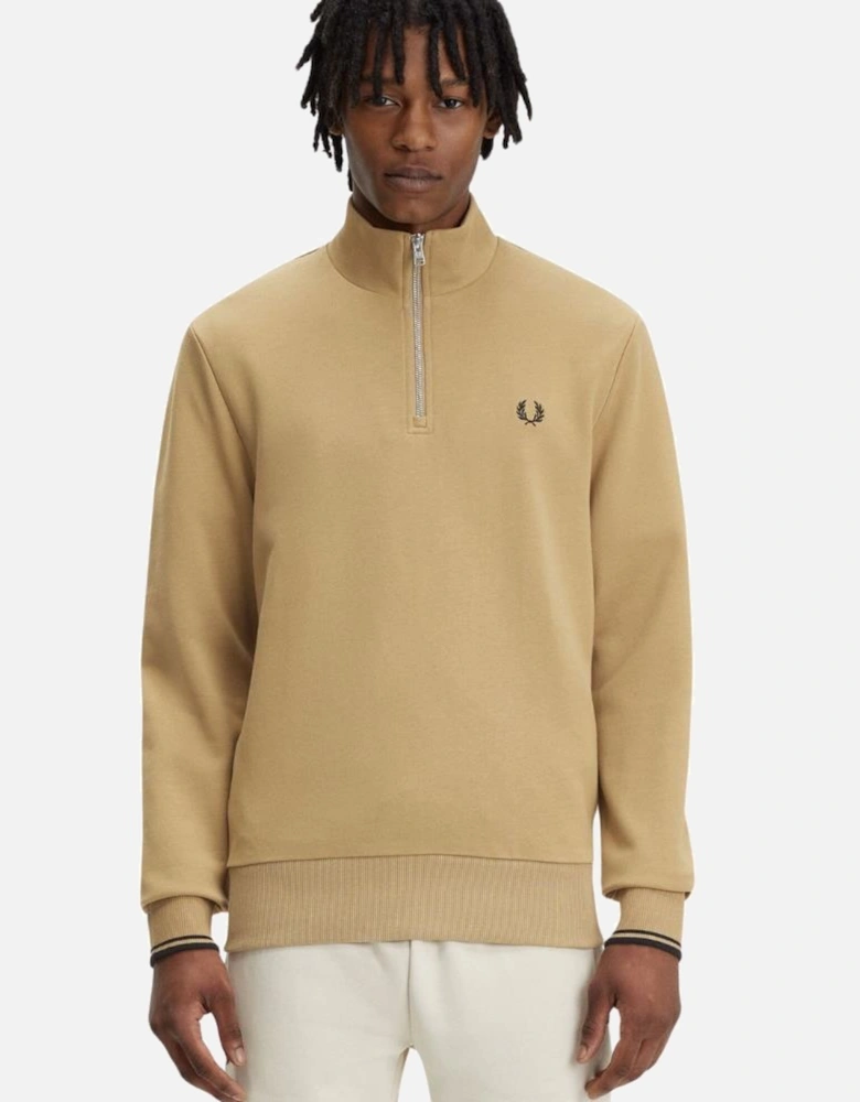 FP Half Zip Sweatshirt - Warm Stone