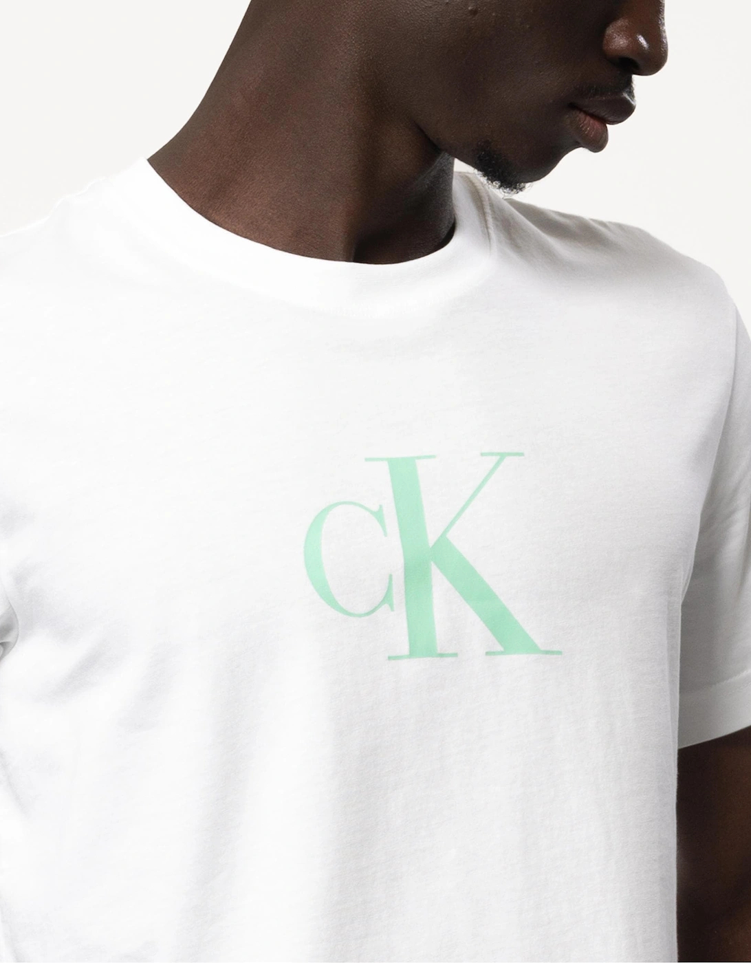 CKJ Monogram Mens Crew Neck T-Shirt