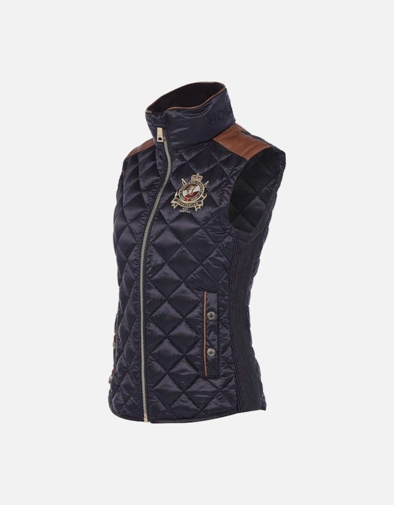 Diamond Quilt Classic Gilet Navy