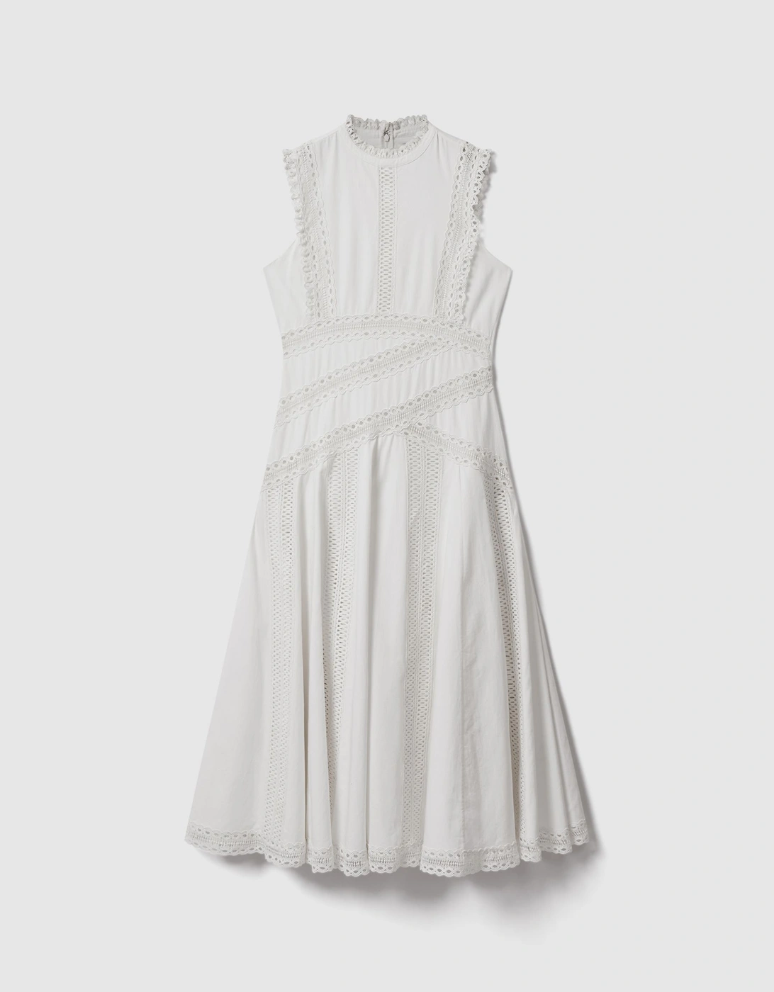 Florere Cotton Lace Midi Dress, 2 of 1