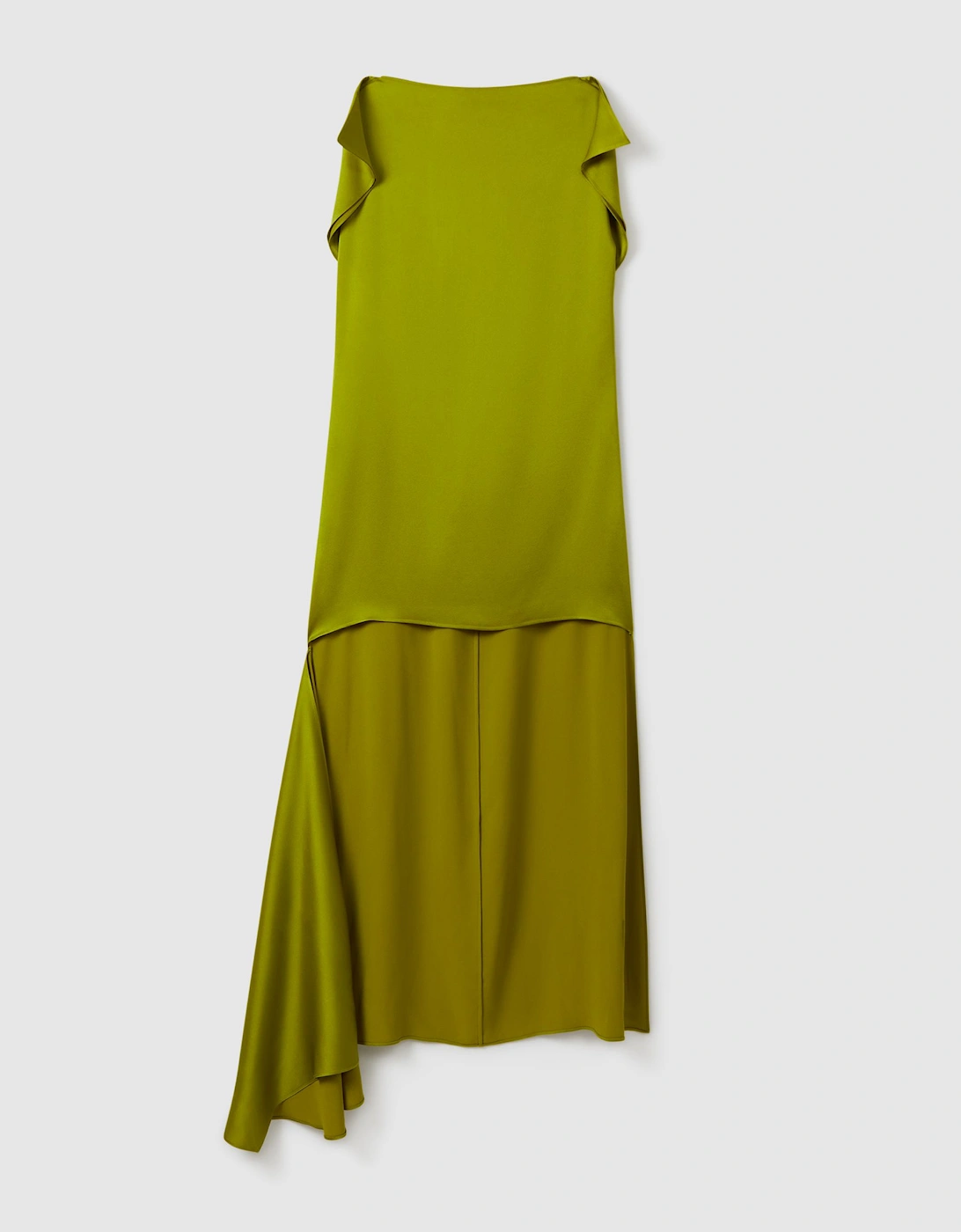 Atelier Italian Satin High-Low Mini Dress, 2 of 1
