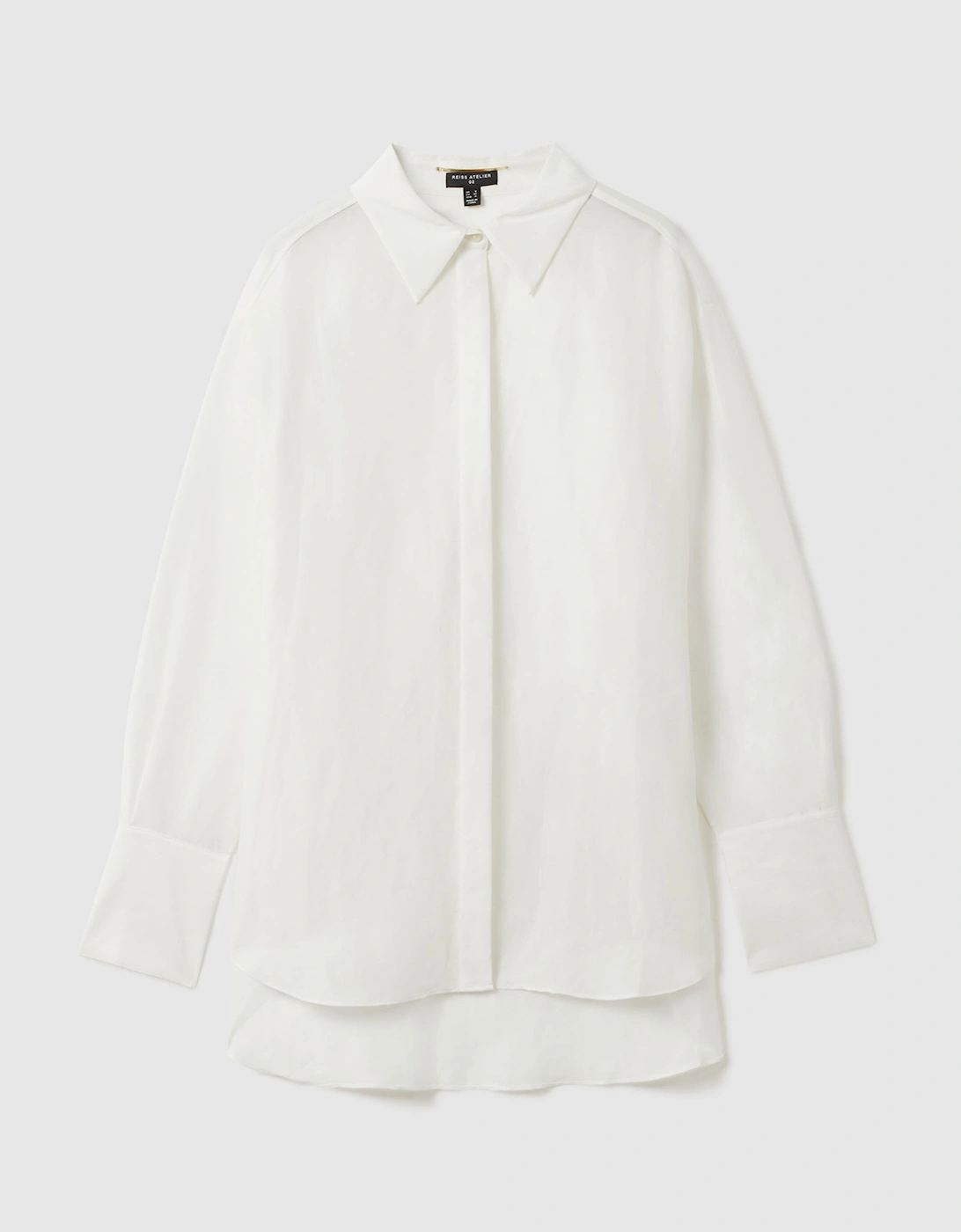Atelier Juliet Linen Silk Contrast Button Through Shirt, 2 of 1