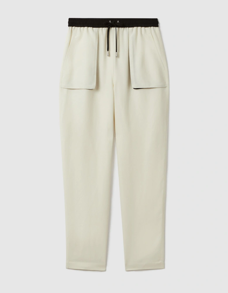 Atelier Relaxed Contrast Detail Cargo Trousers