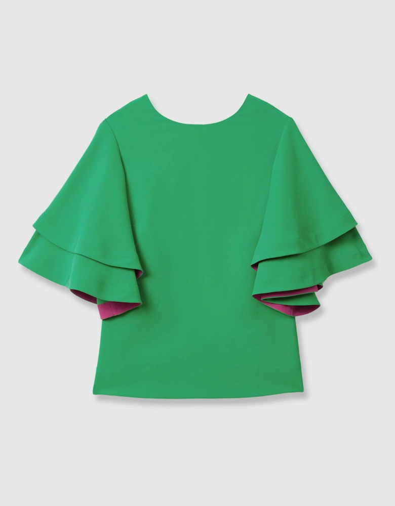 Florere Layered Sleeve Blouse