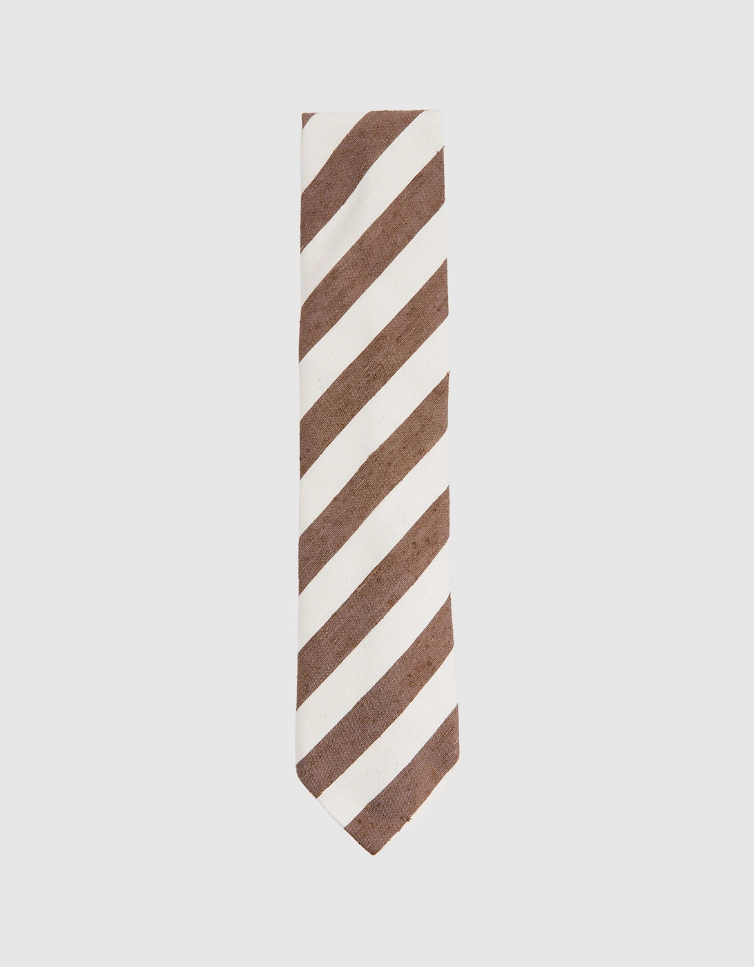 Textured Silk Blend Striped Tie, 2 of 1