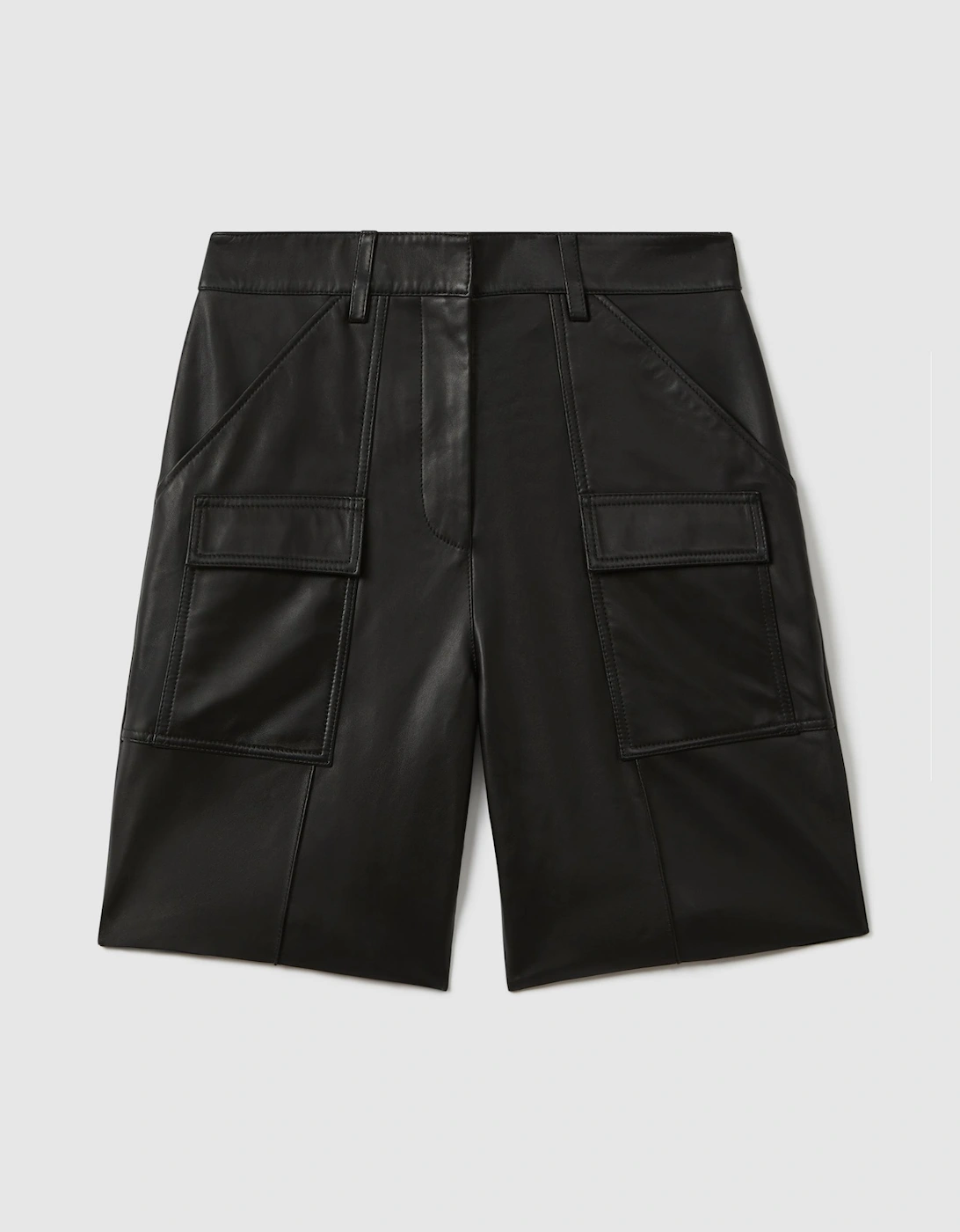Atelier Leather Cargo Shorts, 2 of 1
