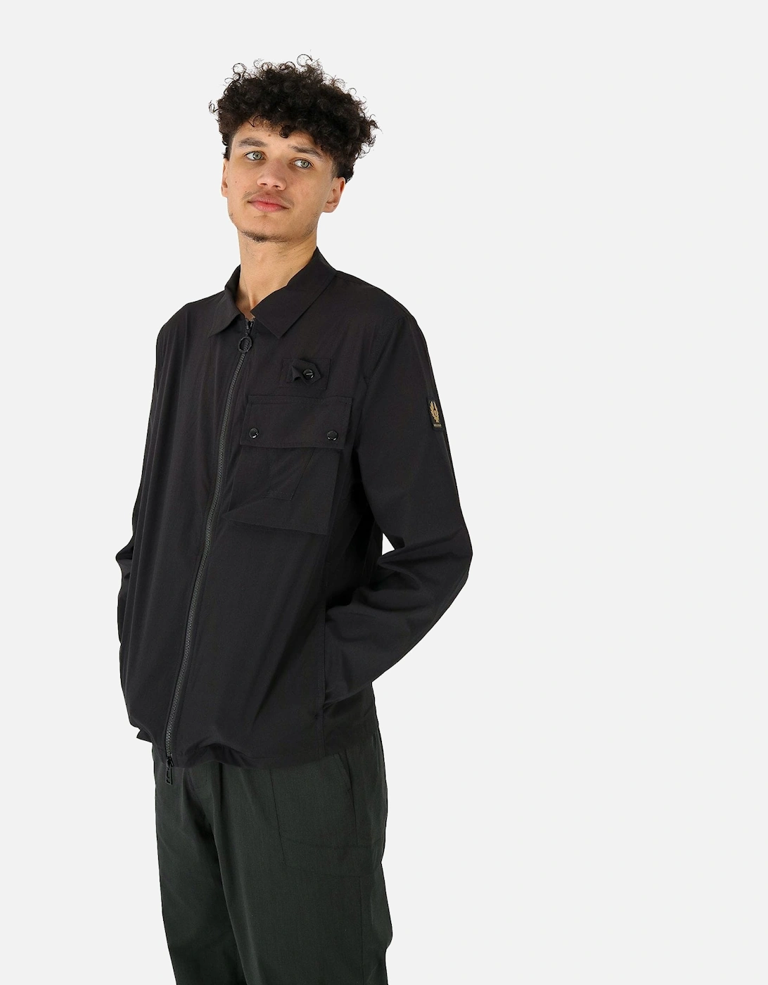 Castmaster Zip Black Overshirt Jacket