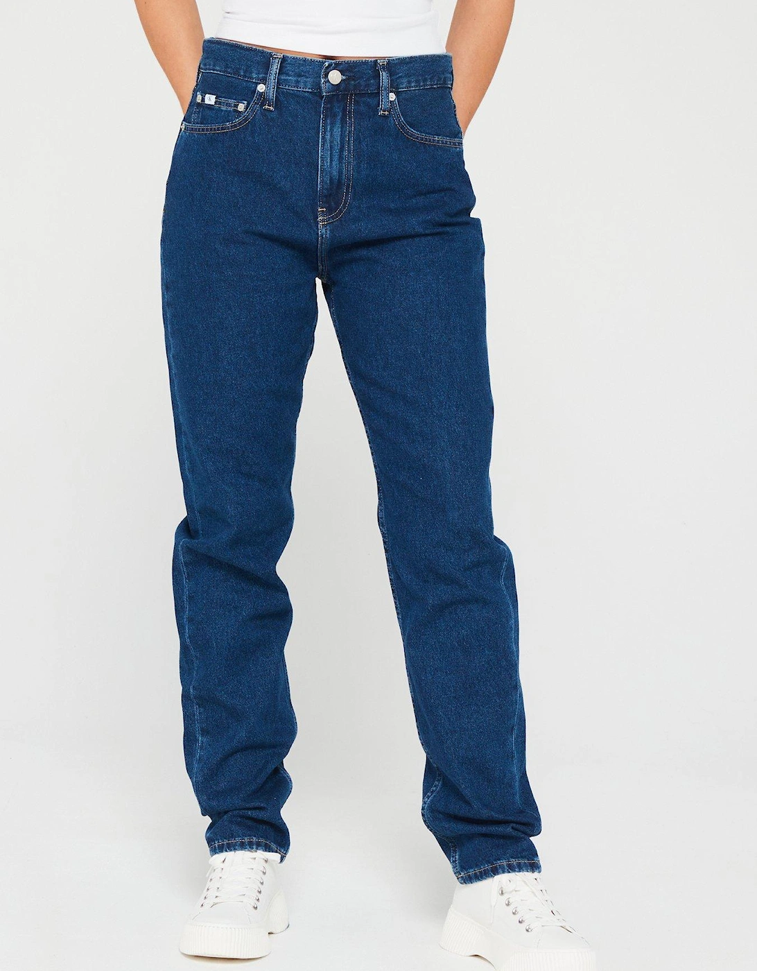 Jeans Slim High Rise Jeans - Blue, 3 of 2