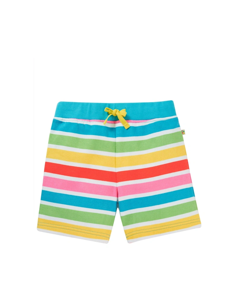 Girls Switch Sydney Rainbow Stripe Shorts - Multi