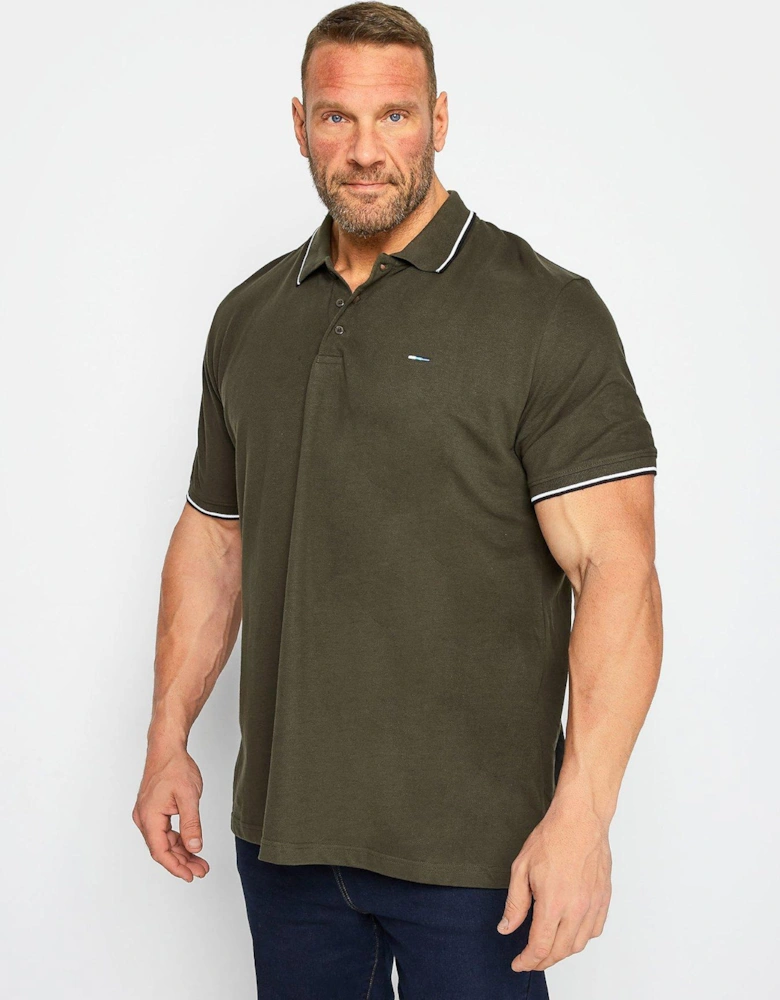 BRE Tipping Polo Shirt - Green