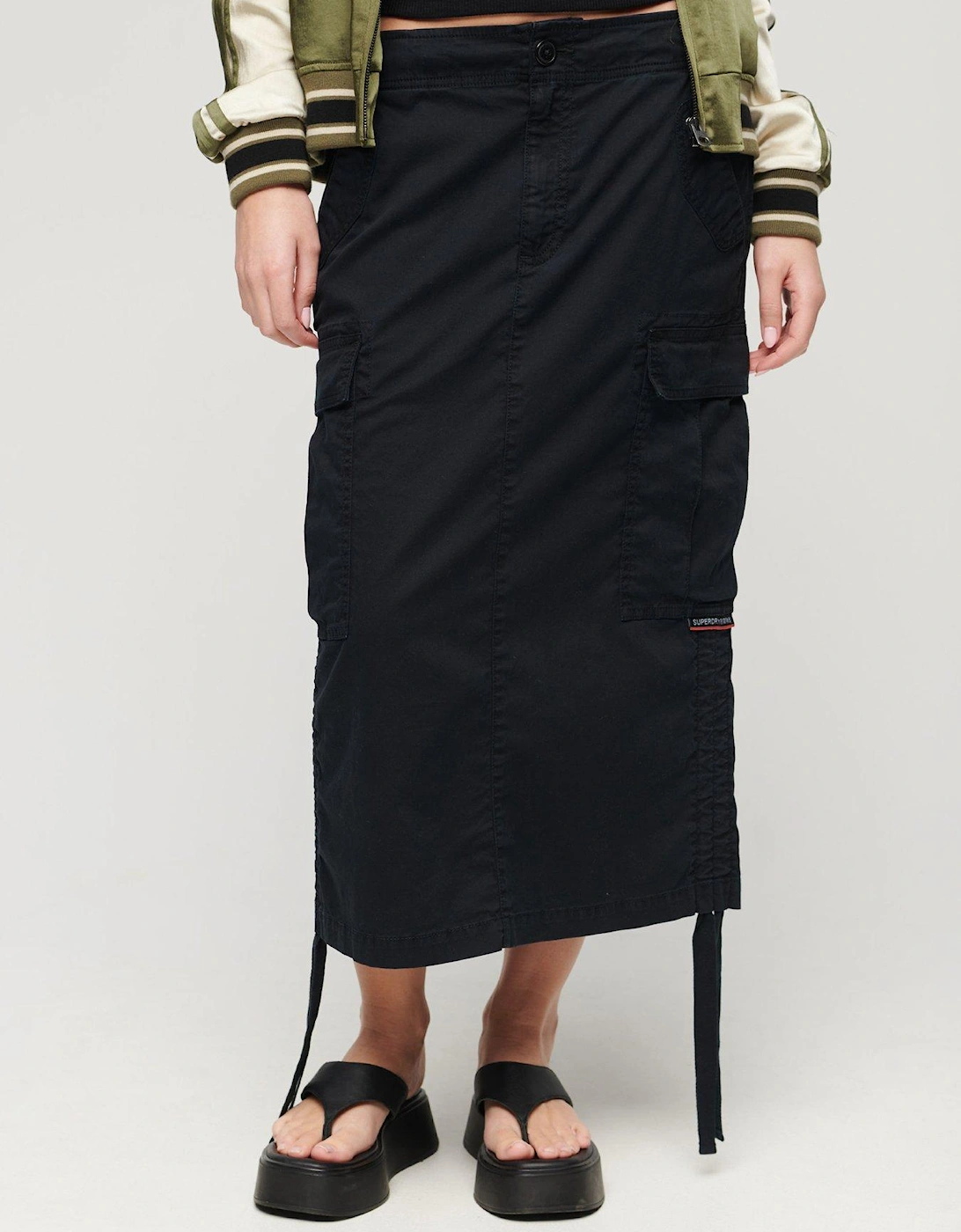 Cargo Midi Skirt - Black, 6 of 5