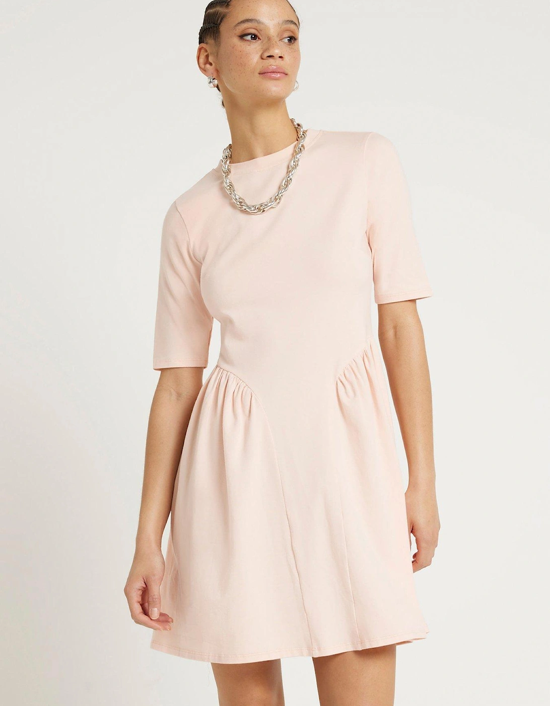 Hem Detail Maxi Dress - Light Pink, 6 of 5