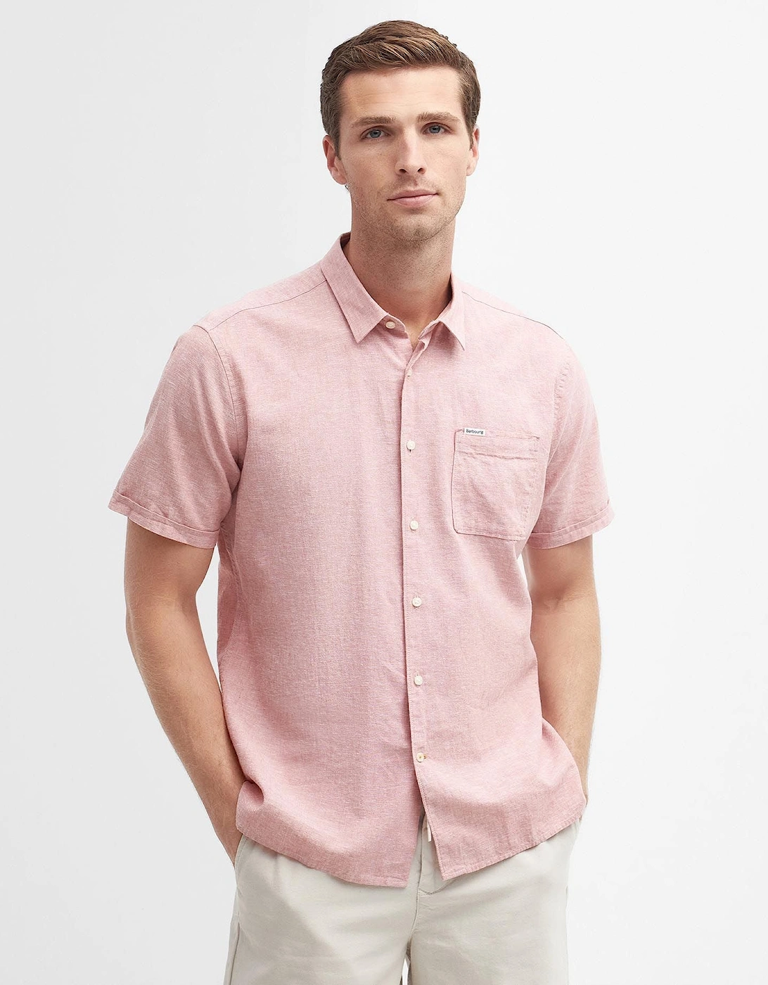 Nelson SS Summer Shirt PI55 Pink Clay