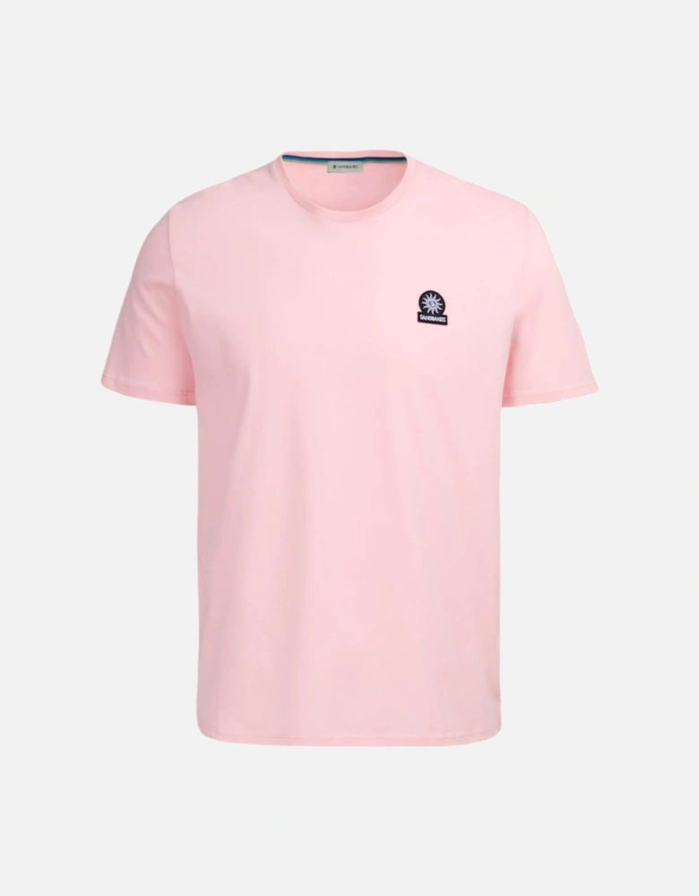Badge Logo T-Shirt Crystal Rose