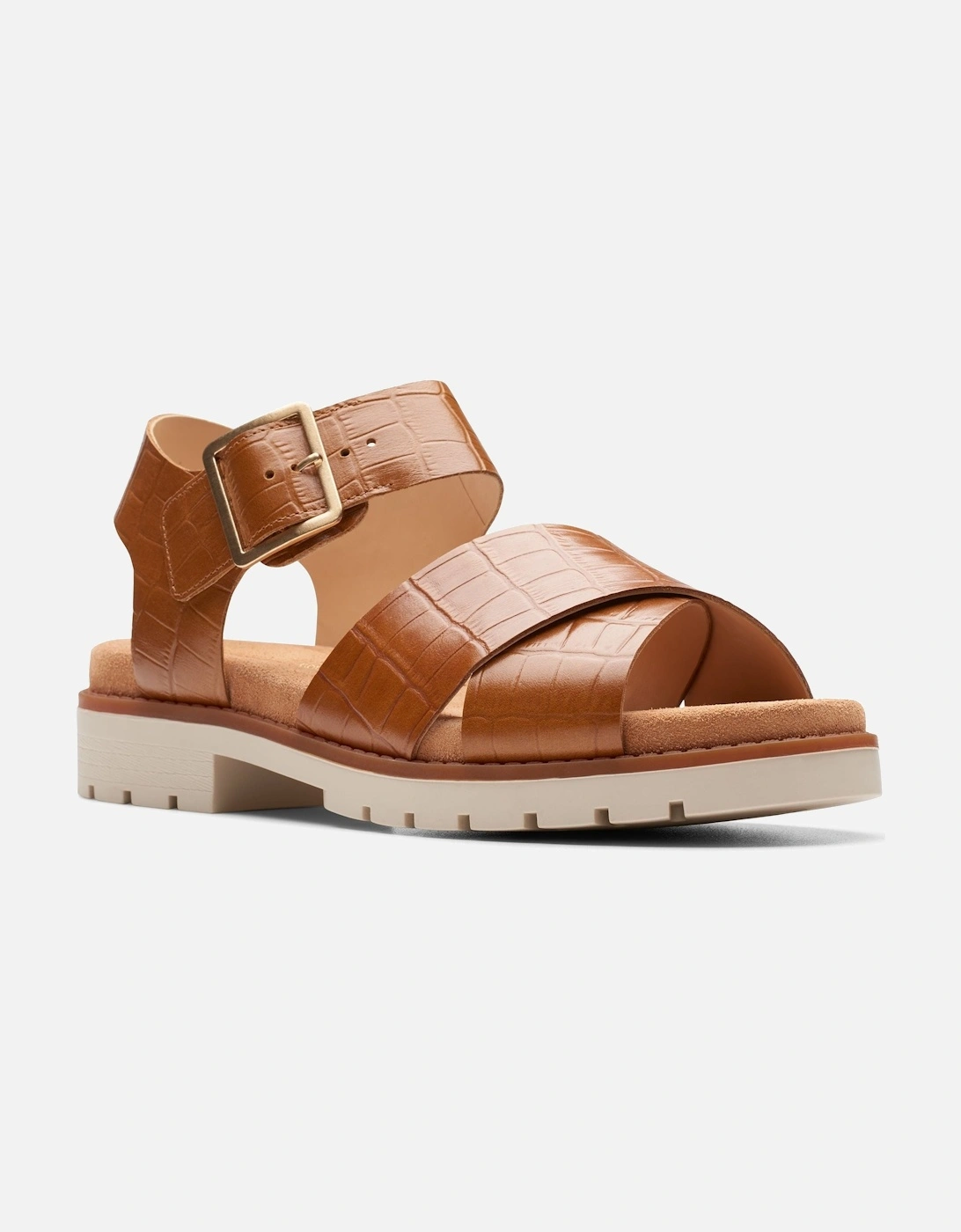 Orinoco Cross tan interest sandal, 2 of 1