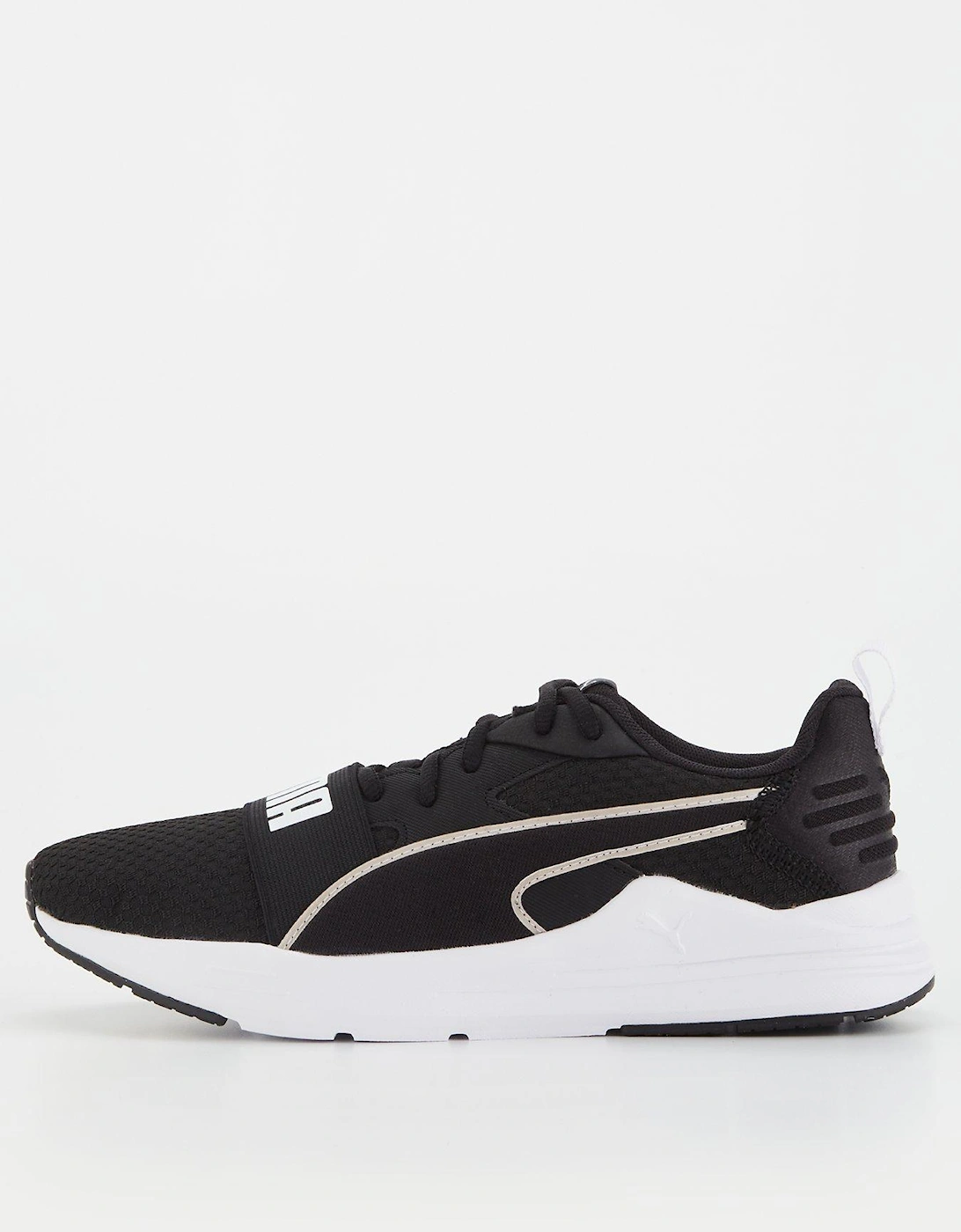 Womens Wired Run Pure Trainers - Black/white, 7 of 6