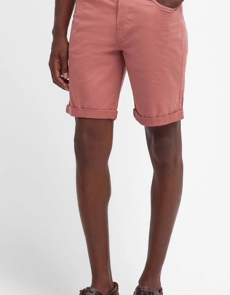 Overdyed Mens Twill Shorts