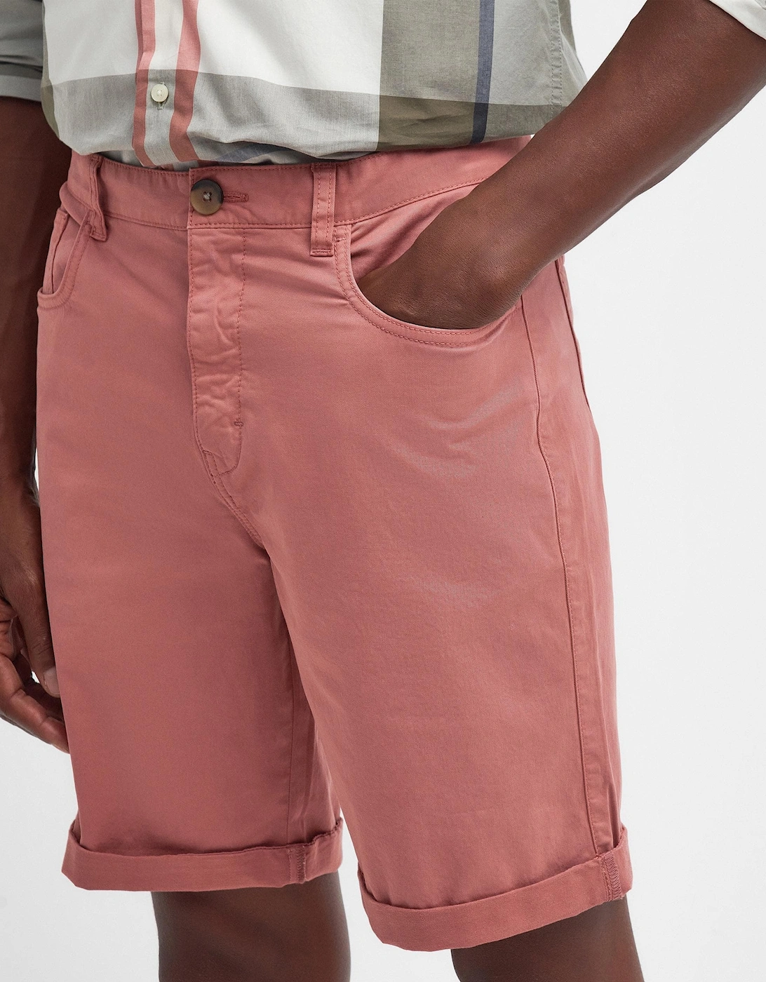 Overdyed Mens Twill Shorts