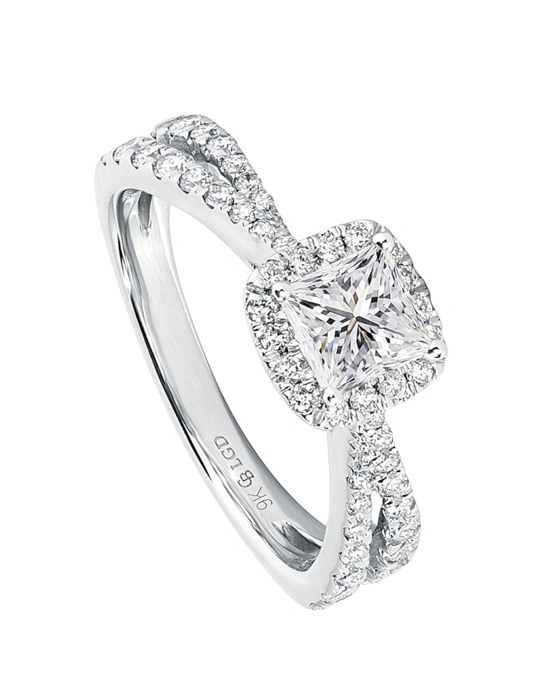 Marina 9ct White Gold 1ct tw Lab Grown Diamond Engagement Ring