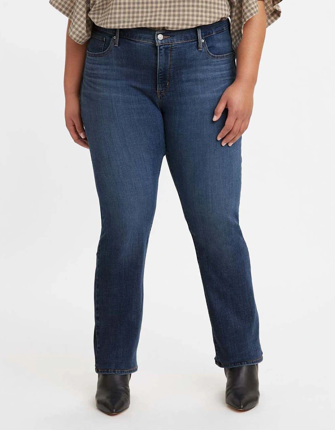 Womens 314 Plus Shaping Straight Jeans, 4 of 3