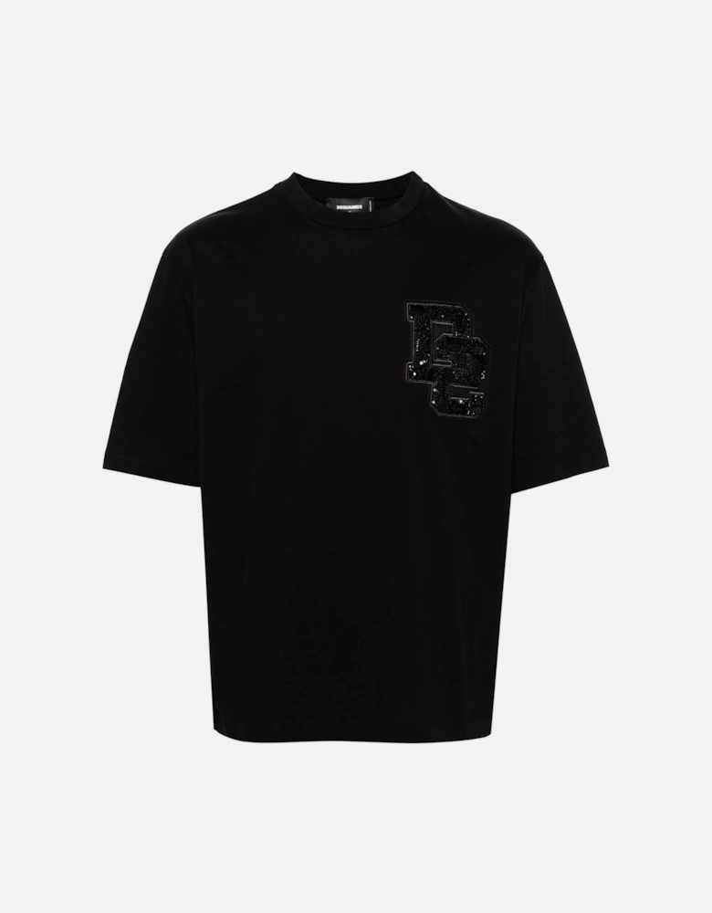 Loose Fit Cotton T-shirt Black
