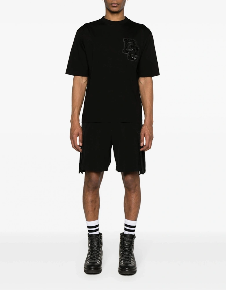 Loose Fit Cotton T-shirt Black