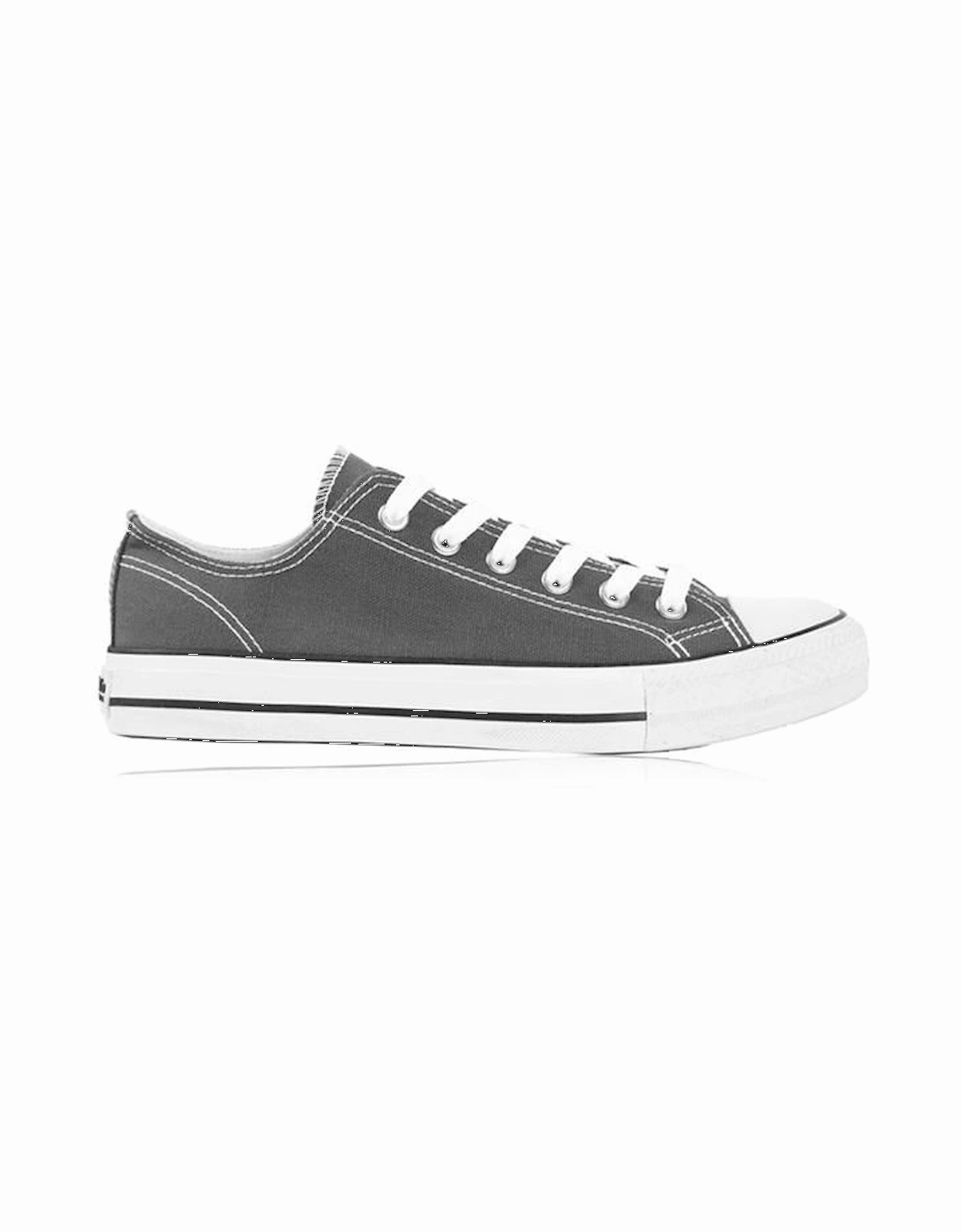 Womens Canvas Low Top Trainers, 2 of 1