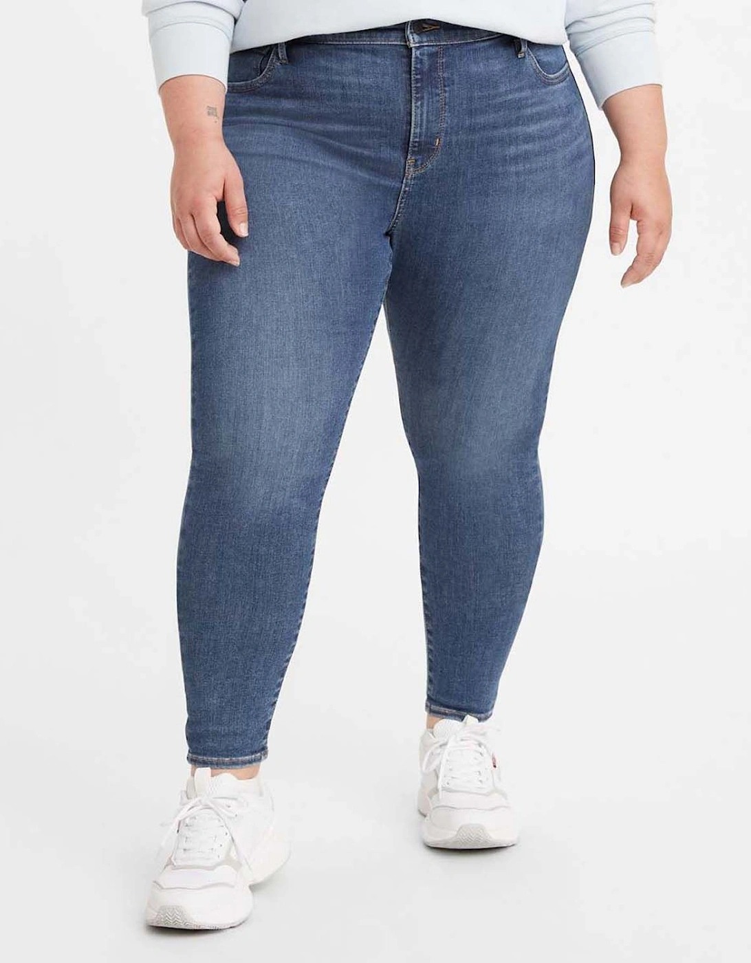 Womens 720 Plus High Rise Super Skinny Jeans, 4 of 3