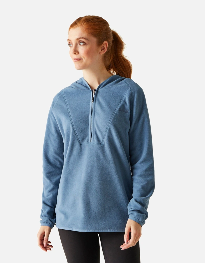 Womens/Ladies Warriewood Microfleece Half Zip Hoodie