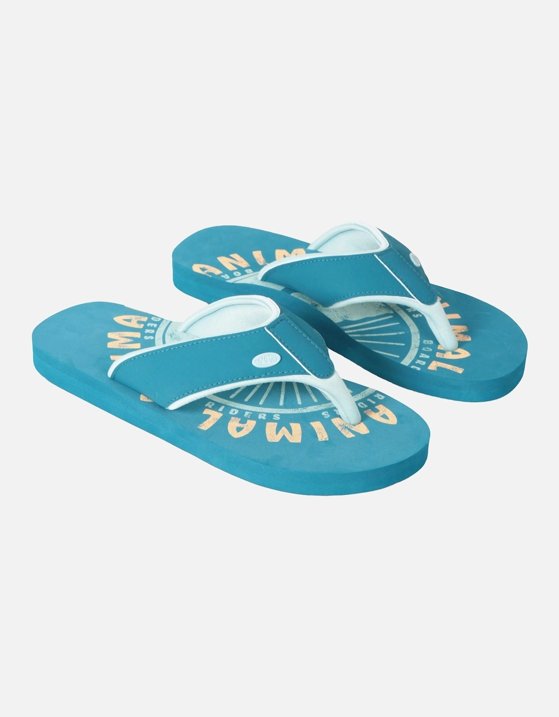 Womens/Ladies Swish Logo Recycled Flip Flops, 4 of 3