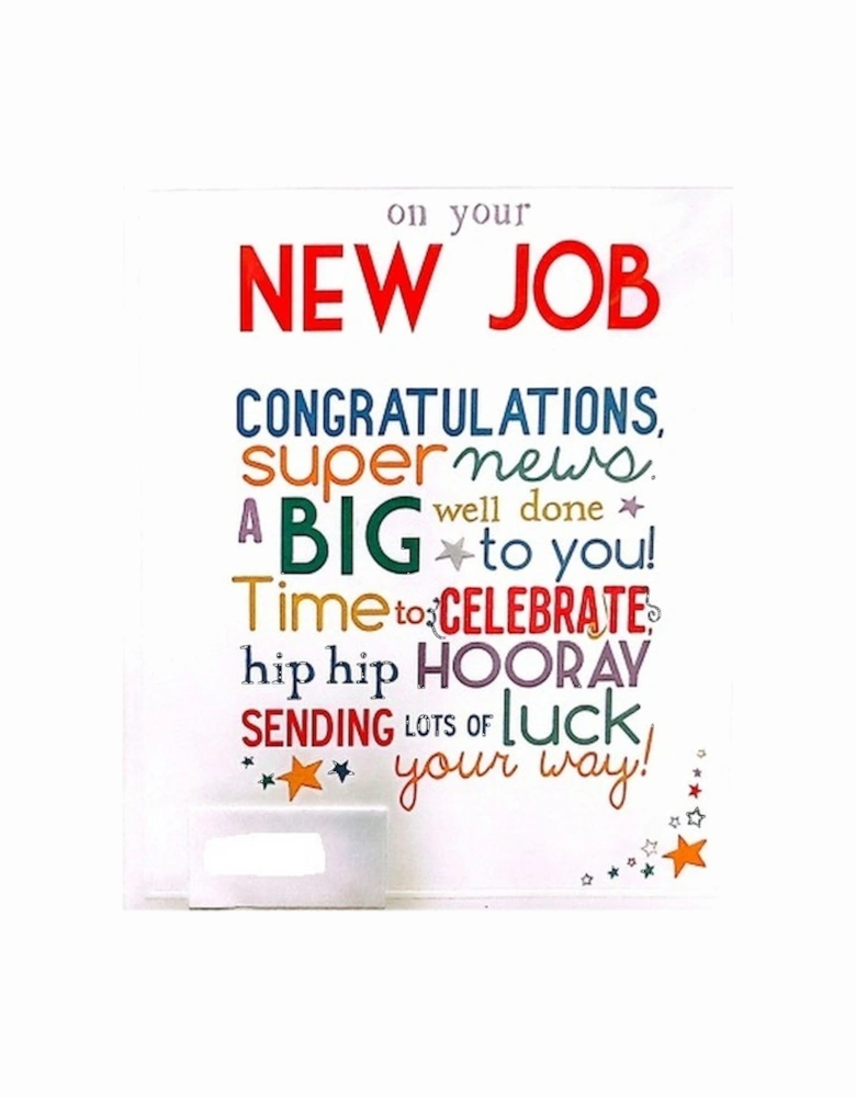 On Your New Job Congratulations Greetings Card