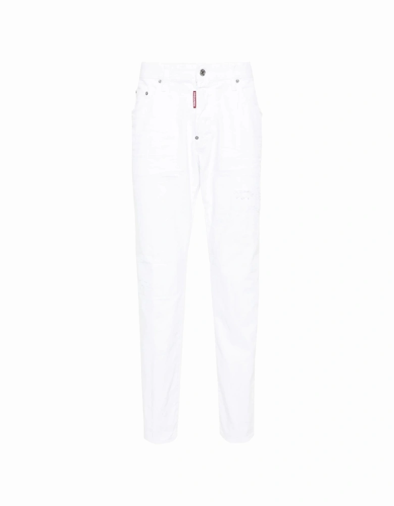 White Bull Skater Jeans Solid White