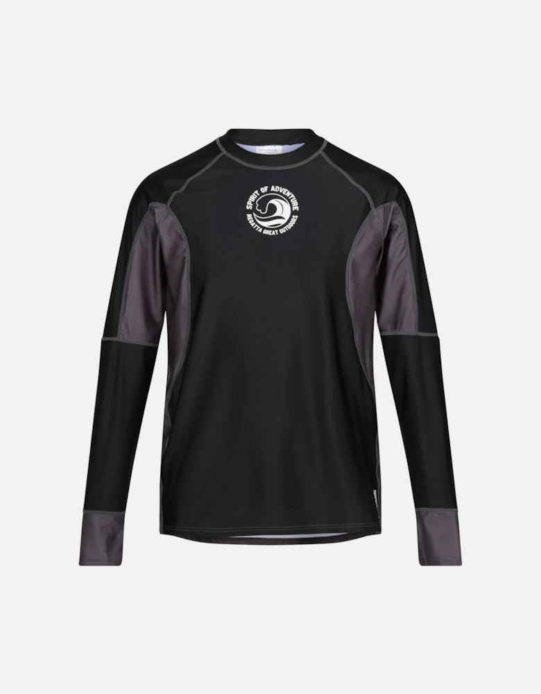 Mens Long-Sleeved Rash Guard