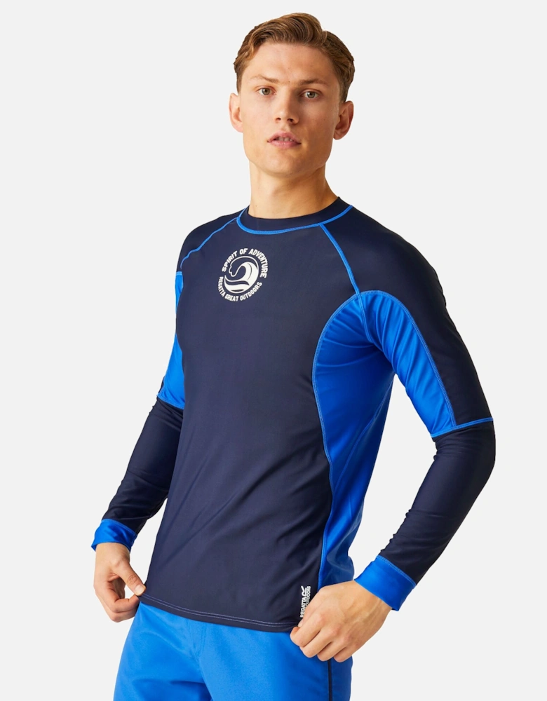 Mens Long-Sleeved Rash Guard