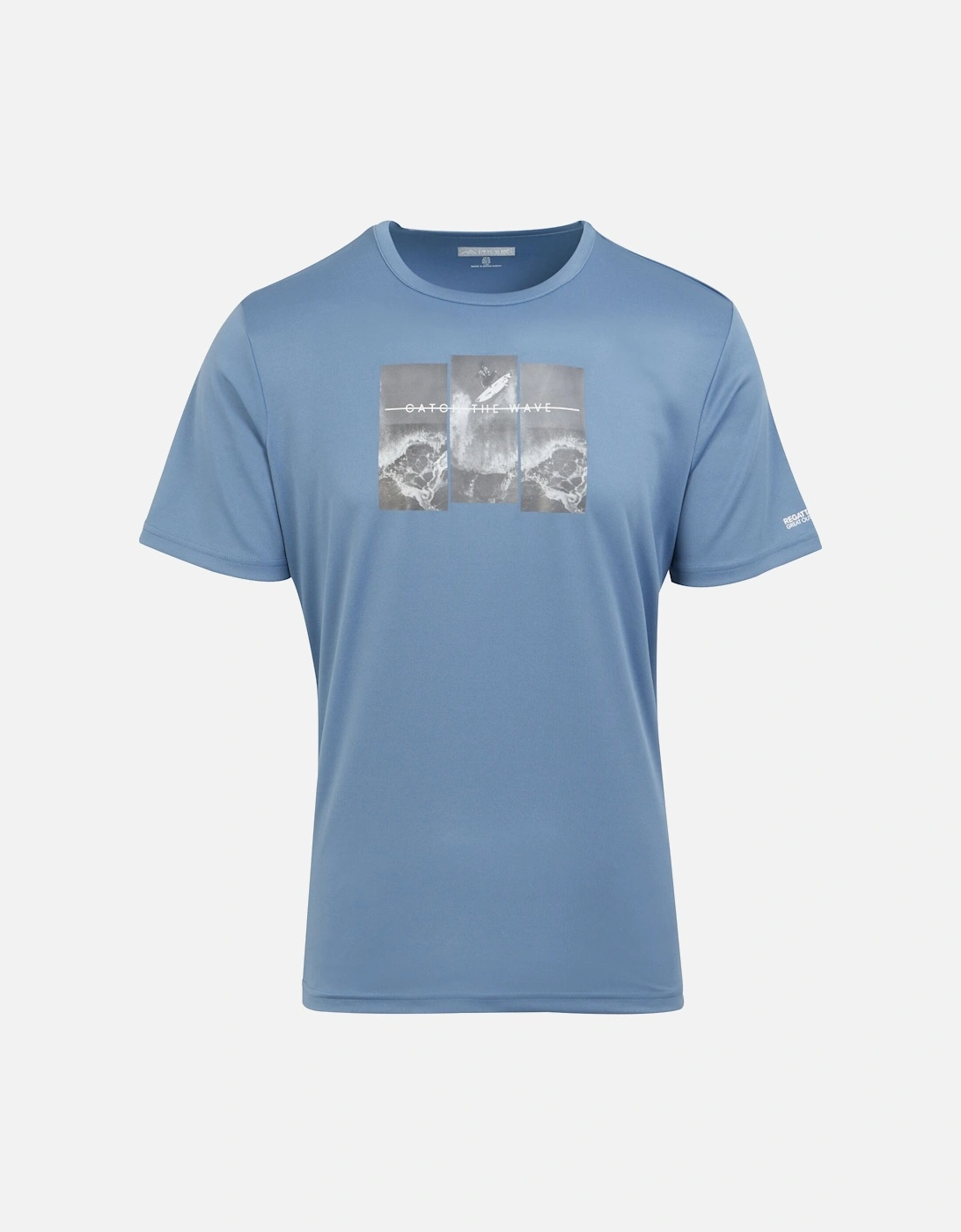 Mens Fingal VIII Ocean T-Shirt, 6 of 5