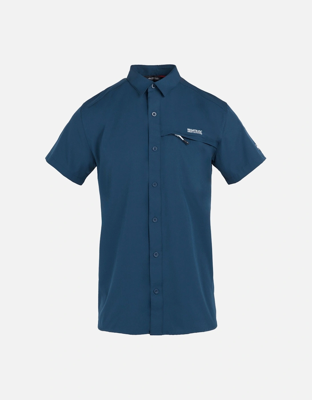 Mens Packaway Short-Sleeved Travel Shirt, 5 of 4