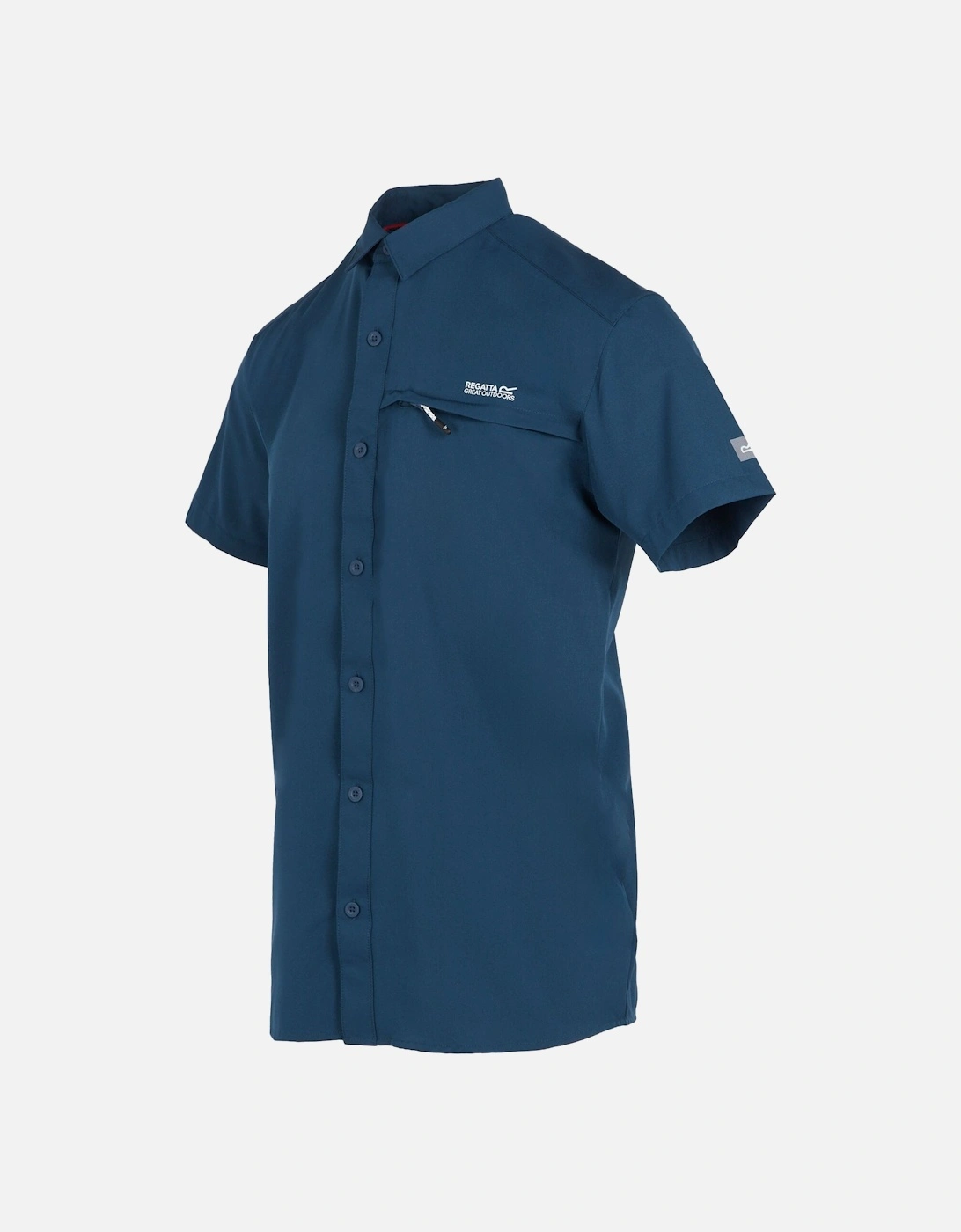 Mens Packaway Short-Sleeved Travel Shirt