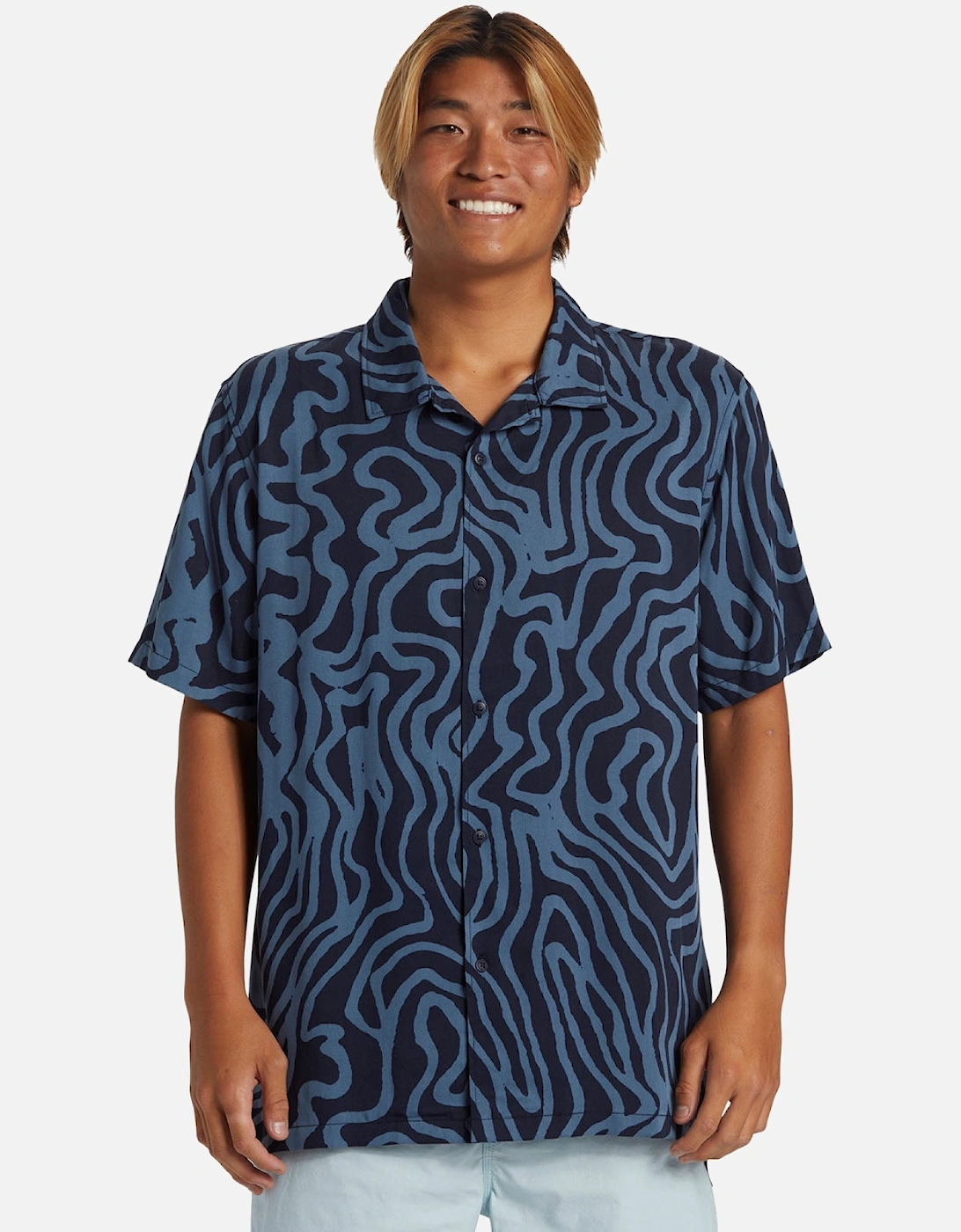 Mens Pool Part Short Sleeve Shirt