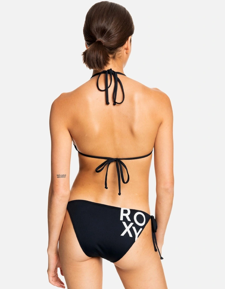 Womens Beach Classics Tie Side Triangle Bikini Set