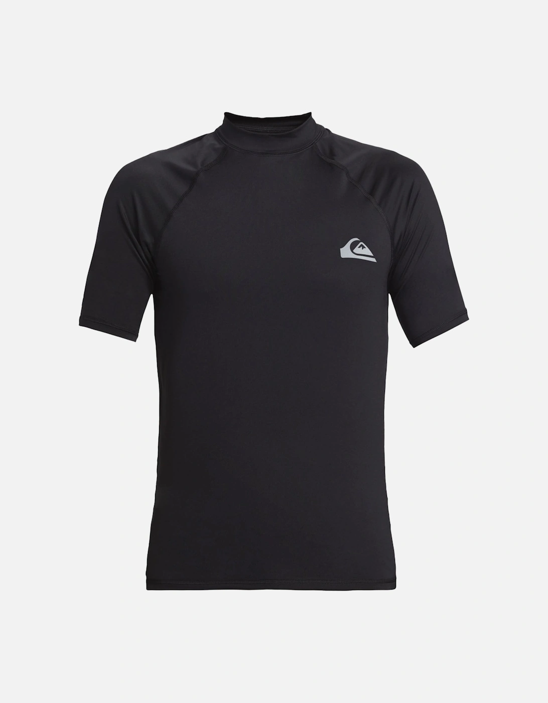 Quiksilver Men's Black Everyday Uv Protect Rash Vest - Size: 40