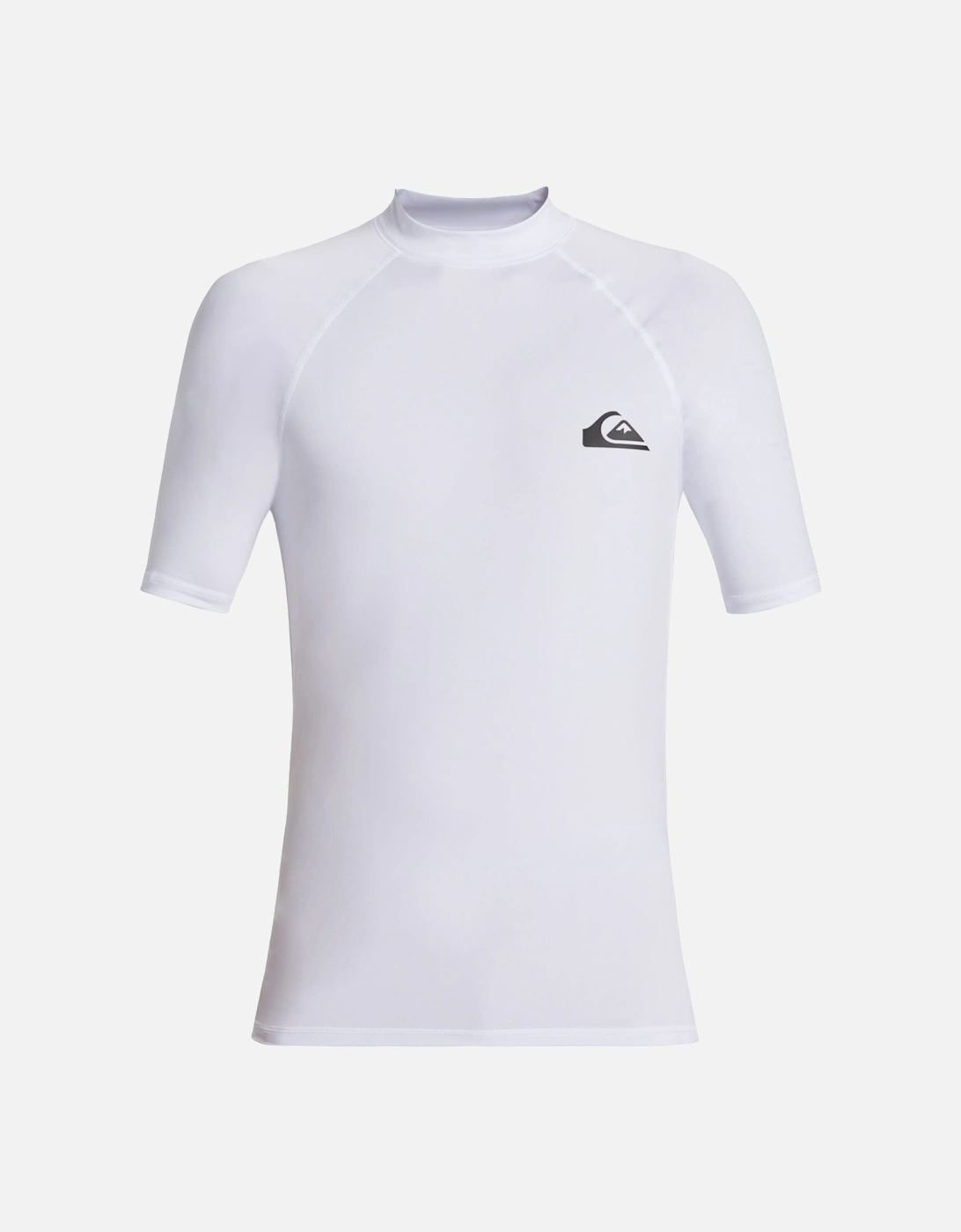 Quiksilver Men's White Everyday Uv Protect Rash Vest - Size: 40